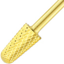 Pana 3/32" Safety Bit Nail Carbide Bit - For Electric Dremel Drill Machine (Medium, Cone - Gold) PANA