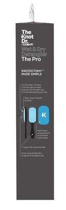 The Knot Doctor™ for Conair® Premium Pro Detangling Hairbrush for Wet or Dry Hair with Blue Storage Case, 1 Count Conair