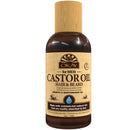 OKAY | Men's Castor Oil Beard and Hair Growth Oil Lightweight | For All Hair Types & Textures | Stimulates Hair Growth | Readily Absorbed | Free of Silicone & Paraben | 4 oz , brown Okay