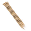 20" Dreadlock Extension Ombre For Hip-Hop Synthetic Heat Resistant Faux Locs Dread Reggae Extension Twist Braiding Faux Locs Crochet For Man Women (10strands/2packs,ash blonde) S-noilite