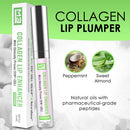 M3 Naturals Collagen Lip Plumper Clinically Proven Natural Lip Enhancer for Fuller Softer Lips Increased Elasticity Reduce Fine Lines Hydrating Plump Gloss Lipstick Primer 4 ml (Green) M3 Naturals