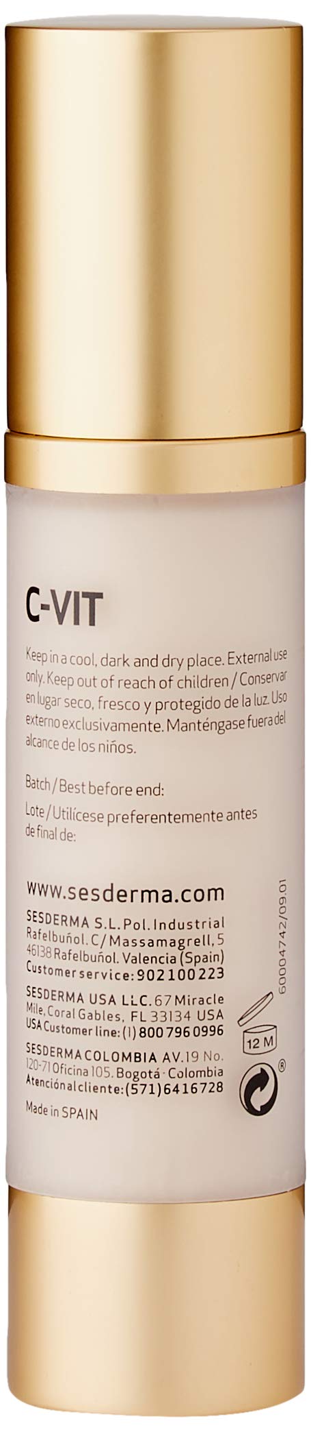 Sesderma C-VIT Revitalizing Gel Cream, 1.7 Fl Oz Sesderma