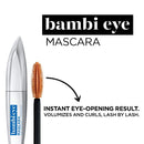 L'Oreal Paris Bambi Eye Waterproof Mascara, Lasting Volume, Length & Lift, Definition, No Clumping, No Smudging, Blackest Black, 0.21 Fl. Oz L'Oreal Paris