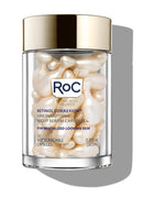 RoC Retinol Correxion Anti-Aging Wrinkle Night Serum, Daily Line Smoothing Skin Care Treatment, 30 Individual Capsules, Unscented, 0.35 Fl Oz RoC