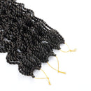 8 Packs Wavy senegalese twist crochet hair 18 inch crochet braids senegalese twist Synthetic Braiding Hair Extension (18inch8packs, T27) Flyteng Store