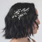 Yean Wedding Hair Vine Rhinestone Bridal Hair Piece Fashion Hair Accessories for Women and Girls(5.9in/15cm) (Silver) Yean