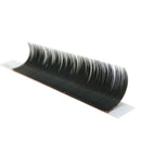 BEYELIAN MATTE Black Ellipse Flat Mink Eyelash Extensions Individual Semipermanent Lash Building D Curl 0.20mm 14mm BEYELIAN