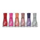 Sally Hansen Insta Dri Spring Bundle: White On Time, Pink Blink, Peachy Breeze, Oh My Grey, Petal To The Metal, Shooting Star, Variety Pack Sally Hansen