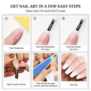 Morovan Nail Primer and Dehydrator for Acrylic Nails, Professional No Burn Fast Air Dry Nail Prep Dehydrator and X-Strength Primer Superior Protein Bonding, Acrylic Powder Application Morovan