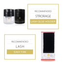 BEYELIAN MATTE Black Ellipse Flat Mink Eyelash Extensions Individual Semipermanent Lash Building D Curl 0.20mm 14mm BEYELIAN