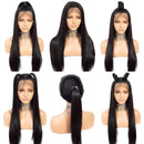 Great Grace Lace Front Human Hair Wigs Pre Plucked with Baby Hair 150% Density 9A Brazilian 13x4 Straight Human Hair Lace Front Wigs for Women Natural Hairline Natural Color (24 inch) Great Grace Store