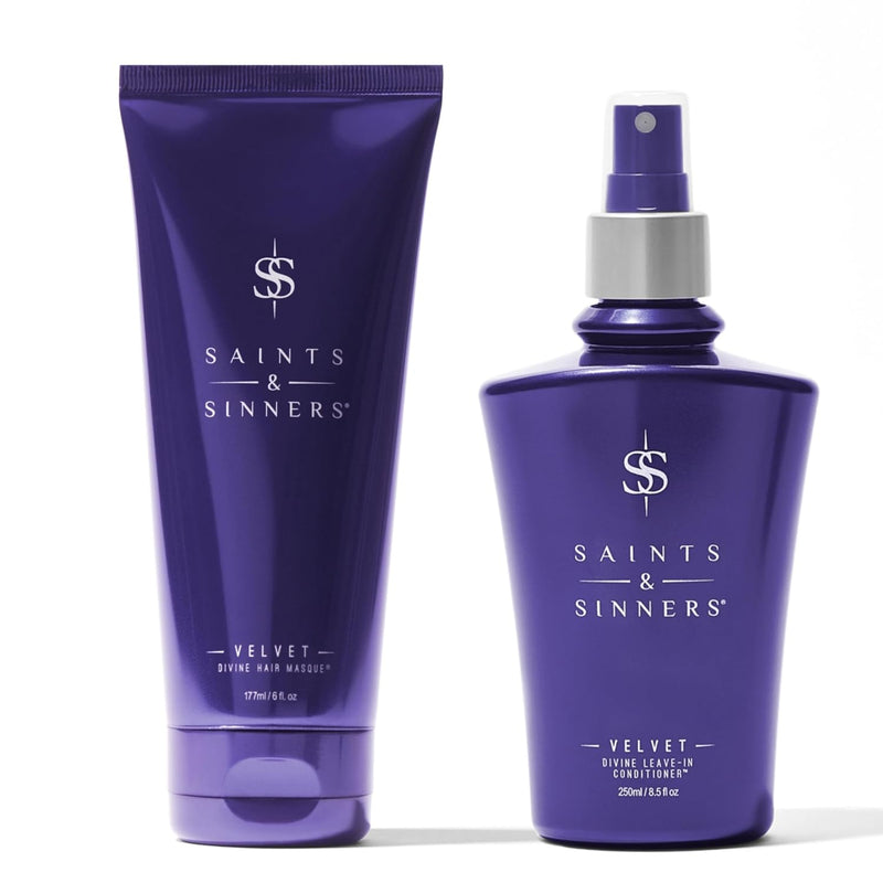 Saints & Sinners Conditioning Duo for Conditioned, Shiny, Moisturized Hair Infinity Warehouse
