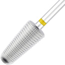 PANA Nail Carbide Volcano Bit - Two Way Rotate use for Both Left and Right Handed - Fast remove Acrylic or Hard Gel - 3/32" Shank - Manicure, Nail Art, Drill Machine (Extra Fine, Silver) PANA