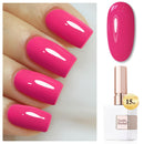 Double Rhythm 0.5 Oz Gel Nail Polish Neutral Natural Same Color Same Bottle Translucent Light Milky Pastel 15ML Manicure French Design Art DIY at Home (Pearl Green-B1146) Infinity Warehouse