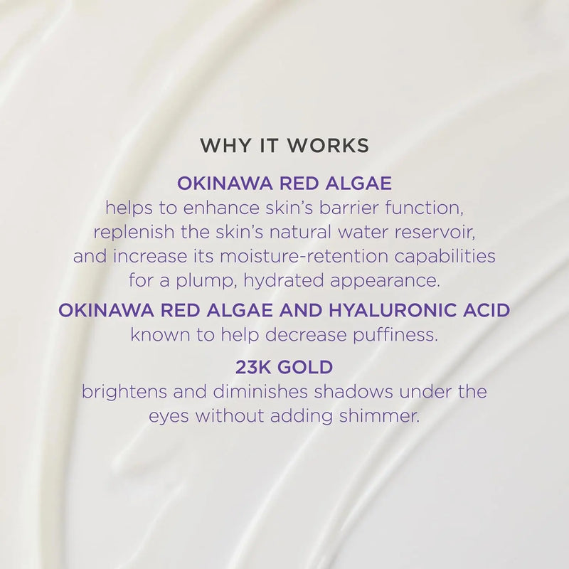 Tatcha Luminous Deep Hydration Firming Eye Serum | Caffeinated Instant Hydrating Eye Serum for Fine Lines and Puffiness, 15 ml | 0.5 oz Infinity Warehouse