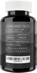 Neurogan Pure Shilajit for Men & Women Capsules - 500mg Per Serving, 60 Ct - Himalayan Shilajit for Women Men Supplement with Fulvic Acid & Trace Minerals - Energy, Brain & Immune Support Infinity Warehouse