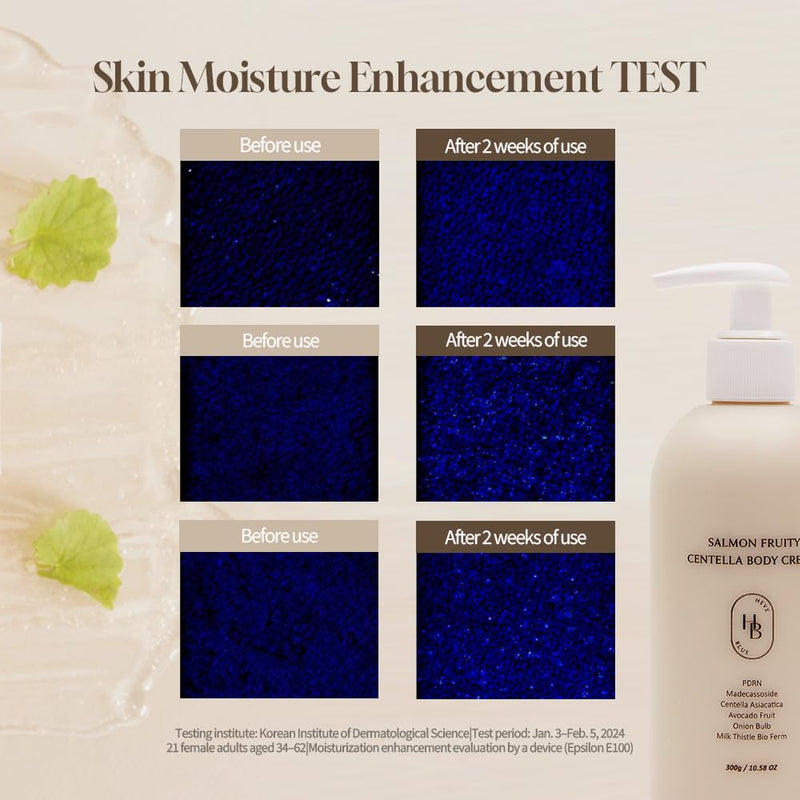 Salmon Fruity Centella Body Cream - Sensitive Skin, Itchy Skin, Korean Skincare, Bodycare, Hypoallergenic, Allergen-free Fragrance, PDRN, Salmon PDRN, Moisturizing, K-Beauty Infinity Warehouse