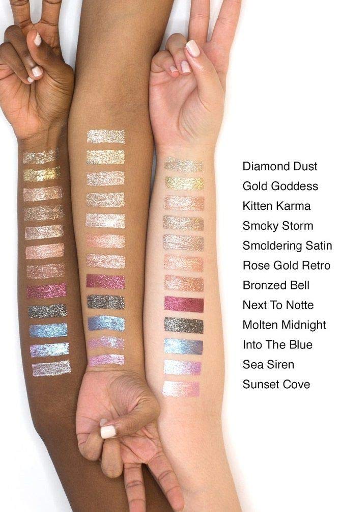 Stila Magnificent Metals Glitter & Glow Liquid Eye Shadow, Bronzed Bell, Original , 0.15 Fl Oz (Pack of 1) stila