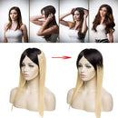 Thick Hidden Invisible Crown Flip on in Human Hair Extension One Piece Secret Miracle Wire in Hairpieces No Clip No Tape in Remy Hair Translucent Fish Line Headband 110g 20''/20inch