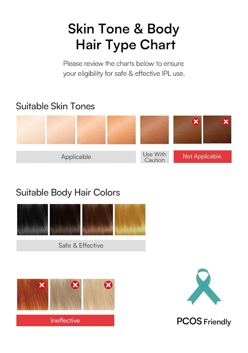 INIA Laser Hair Removal with Ice-Cooling Care for Women and Men, HAUTE Pro Painless at-Home IPL Hair Remover for Coarse Hair in Bikini All Body Areas, Latest Generation for Effective Results (Pink) Infinity Warehouse