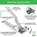 Healthy Seniors Nail Clipper Set - Designed for Thick Nails. Perfect for Diabetics or People Suffering from Arthritis Healthy Seniors