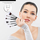 Syntus Makeup Brush Set 16 Makeup Brushes & 4 Blender Sponges & 1 Cleaning Pad Premium Synthetic Foundation Powder Kabuki Blush Concealer Eye Shadow Makeup Brush Kit, Black Silver Syntus Store
