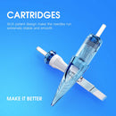 WJX Tattoo Cartridges 20Pcs Disposable Needles Round Liner (1207RL) MAST TATTOO