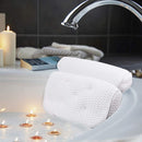 AmazeFan Bath Pillow, Bathtub Spa Pillow with 4D Air Mesh Technology and 7 Suction Cups, Helps Support Head, Back, Shoulder and Neck, Fits All Bathtub, Hot Tub and Home Spa AmazeFan
