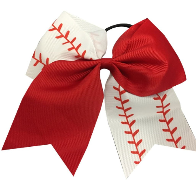 Softball Hair Bows, Softball Cheer Bows, Softball Hair Accessories, Softball Player Gift, Baseball Fan Infinity Collection