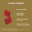 Qunol CoQ10 200mg Soft Chews, Extra Strength & Ultra High Absorption Coenzyme Q10 Supplement,