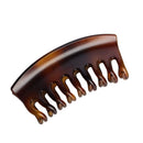 DEEKA 6 Inches Extra Large Size Hair Claw Clips Thick Long Hair Clips Resin Plastic Tortoise Shell Hairpins Fashion Stylish Hair Grips Hair Barrettes for Women (Brown) DEEKA
