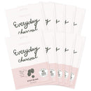 Everyday Charcoal Detoxifying Mask With No Harsh Chemicals - Clarifying, Oil Controlling, and Hydrating (Pack of 10) FACETORY