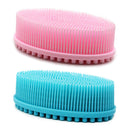 DNC Silicone Body Scrubber Exfoliating Bath Body Brush for Shower 2 Pack DNC