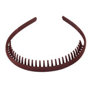 Yeshan Plastic Teeth headbands for Women Multicolors Non-slip Tooth Comb Headbands Hair Hoops Soft Hair Accessories,Pack of 6 Yeshan