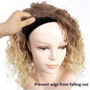 Wig Grip Headbands For Women Edge Saver Wig Headband Wig Bands No Slip Velvet Wig Grip Elastic Stretched 2 Pieces Wig Head Bands With 2 Pieces Wig Caps Hair Wig Nets Stretch Mesh Gbrand
