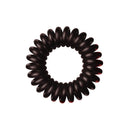 Kitsch Spiral Hair Ties, Coil Hair Ties, Phone Cord Hair Ties, Hair Coils - 4 Pcs, Brunette Kitsch