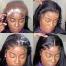 NOBILITY Hair 9A Lace Front Human Hair Wigs (22inch) 13x4 Brazilian Straight Lace Front Wigs 100% Unprocessed Virgin Human Hair with Baby Hair Pre Plucked For Black Women Natural Color NOBILITY Store
