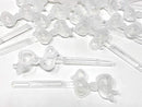 Tara Girls Self Hinge Bow Hair Barrettes 18 Pieces Selection (Clear) Tara