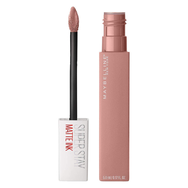 Maybelline New York SuperStay Matte Ink Un-nude Liquid Lipstick, Poet, 0.17 Ounce Maybelline New York
