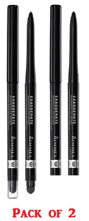 Rimmel Exaggerate Eye Definer Waterproof, 263 Starlit Black- Pack of 2 Rimmel London