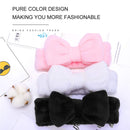 Spa Headband - 3 Pack Bow Hair Band Women Facial Makeup Head Band Soft Coral Fleece Head Wraps For Shower Washing Face (Black+white+pink) LADES Store