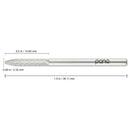 Pana 3/32" Under Nail Cleaner Safety Nail Carbide Bit - For Electric Dremel Drill Machine (Extra Fine, Silver) PANA