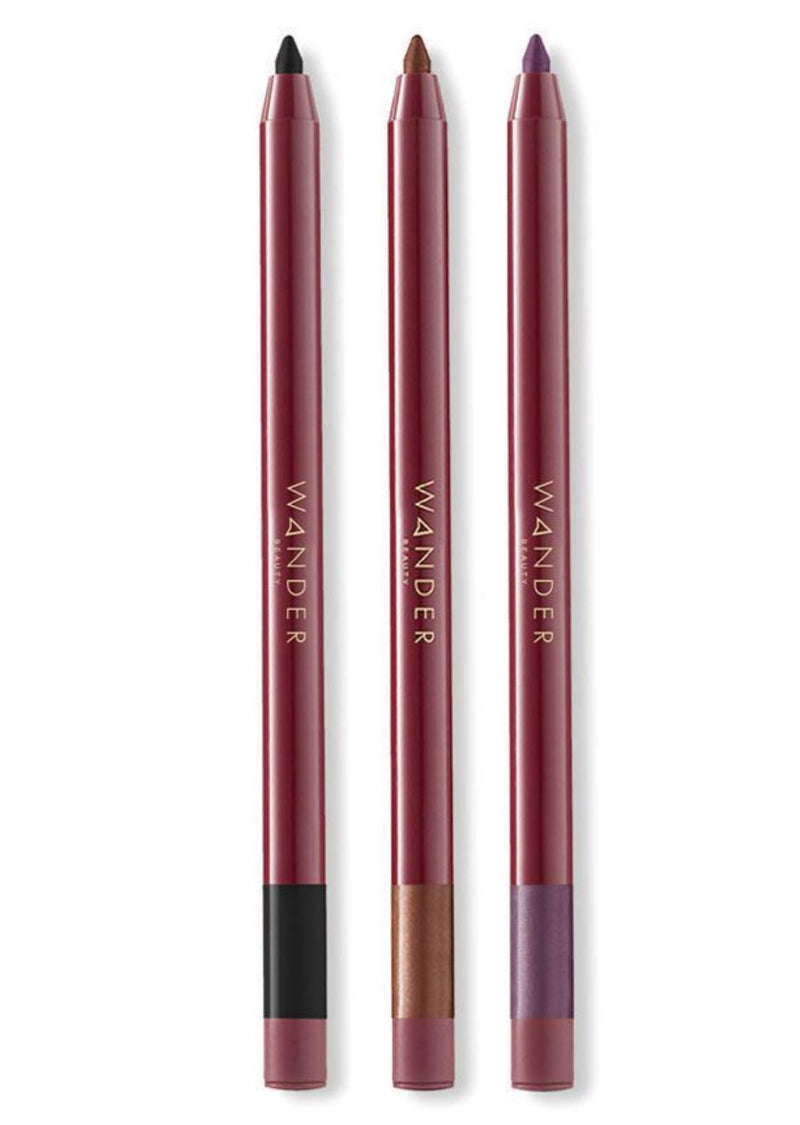 Gel Eyeliner Pencil - Vegan Eyeliner Gel - WANDER BEAUTY SKYLINER RETRACTABLE GEL EYELINER - Precise Application & Built in Sharpener; Smudge Proof Eyeliner, Long Lasting, Intense Pigment. Wander Beauty