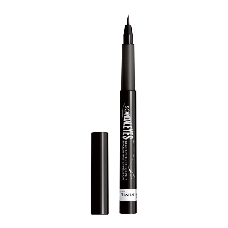 Rimmel Scandaleyes Precision Mirco Eyeliner, Black 001, Pack of 1 Rimmel