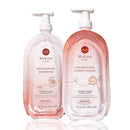 Shampoo & Conditioner Set by MyKirei By Kao, Japanese Tsubaki & Rice Water for Hair, Sustainable Bottles, 10.1 Ounces Each MyKirei