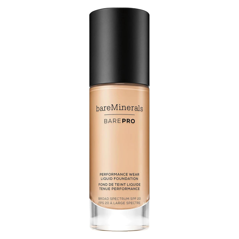 bareMinerals Barepro Performance Wear Liquid Foundation SPF 20, Breathable Makeup for Face, Full Coverage, 24HR Wear, Natural Matte Finish, Vegan Infinity Warehouse