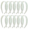Timoo 20 Pcs Plastic Headbands, 1" Wide No Teeth Hair BandsAccessories for DIY & Craft - Perfect for Girls, Women (White) Timoo