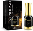VENALISA Gel Nail Polish, 12ml Gold Glitter Color Soak Off UV LED Nail Gel Polish Nail Art Starter Manicure Salon DIY at Home, 0.43 OZ V VENALISA Store