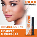 DUO Brush-on Strip Lash Adhesive, Dark, 0.18oz, 2-Packs Duo
