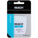 REACH Unflavored Waxed Dental Floss, 55 yds (Pack of 2) Reach